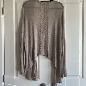 Abercrombie & Fitch size S Cardigan w lace detail